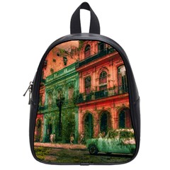 Havana Cuba Architecture Capital School Bag (small) by Nexatart