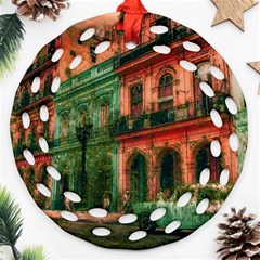 Havana Cuba Architecture Capital Round Filigree Ornament (two Sides)