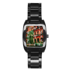 Havana Cuba Architecture Capital Stainless Steel Barrel Watch by Nexatart