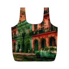 Havana Cuba Architecture Capital Full Print Recycle Bag (m) by Nexatart