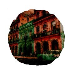 Havana Cuba Architecture Capital Standard 15  Premium Flano Round Cushions by Nexatart