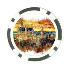 Architecture Castle Fairy Castle Poker Chip Card Guard by Nexatart