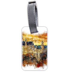 Architecture Castle Fairy Castle Luggage Tags (two Sides) by Nexatart