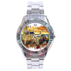 Architecture Castle Fairy Castle Stainless Steel Analogue Watch by Nexatart