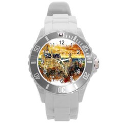 Architecture Castle Fairy Castle Round Plastic Sport Watch (l) by Nexatart