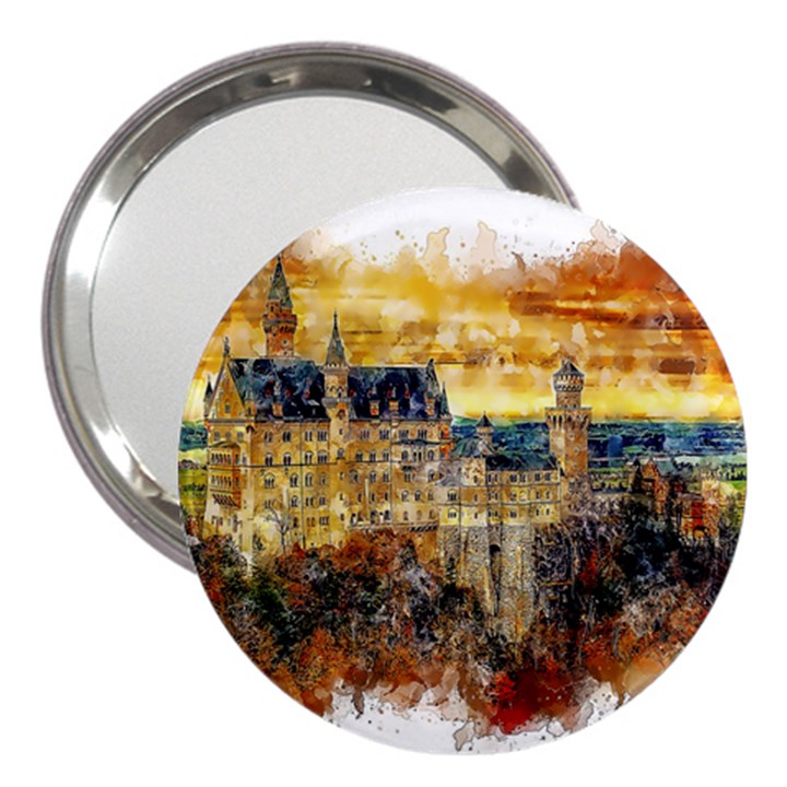 Architecture Castle Fairy Castle 3  Handbag Mirrors