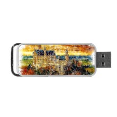 Architecture Castle Fairy Castle Portable Usb Flash (one Side) by Nexatart