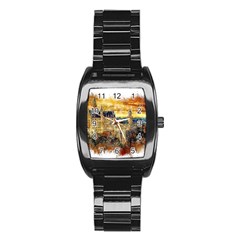 Architecture Castle Fairy Castle Stainless Steel Barrel Watch by Nexatart