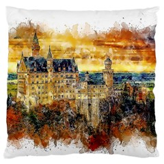 Architecture Castle Fairy Castle Standard Flano Cushion Case (one Side)