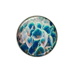 Hydrangeas Blossom Bloom Blue Hat Clip Ball Marker (4 Pack)