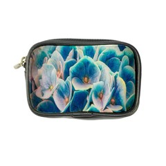 Hydrangeas Blossom Bloom Blue Coin Purse by Nexatart