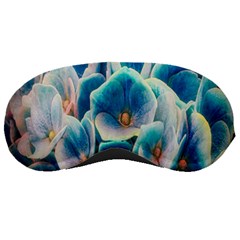 Hydrangeas Blossom Bloom Blue Sleeping Masks