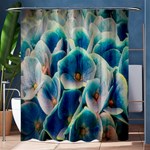 Hydrangeas Blossom Bloom Blue Shower Curtain 60  x 72  (Medium)  60 x72  Curtain