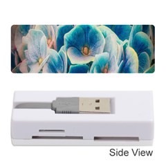 Hydrangeas Blossom Bloom Blue Memory Card Reader (stick) by Nexatart