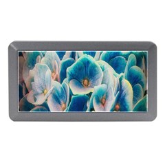 Hydrangeas Blossom Bloom Blue Memory Card Reader (mini)