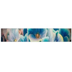 Hydrangeas Blossom Bloom Blue Large Flano Scarf  by Nexatart