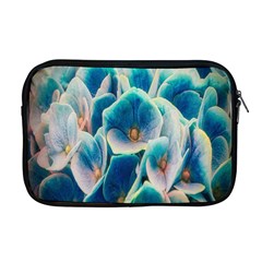 Hydrangeas Blossom Bloom Blue Apple Macbook Pro 17  Zipper Case