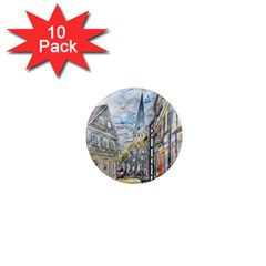 Altstadt Hattingen Ruhr Trail 1  Mini Magnet (10 Pack) 