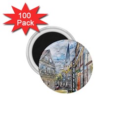 Altstadt Hattingen Ruhr Trail 1 75  Magnets (100 Pack) 