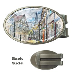 Altstadt Hattingen Ruhr Trail Money Clips (oval)  by Nexatart