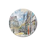 Altstadt Hattingen Ruhr Trail Magnet 3  (Round) Front