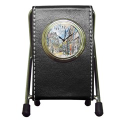 Altstadt Hattingen Ruhr Trail Pen Holder Desk Clock by Nexatart