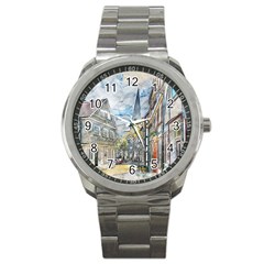 Altstadt Hattingen Ruhr Trail Sport Metal Watch by Nexatart