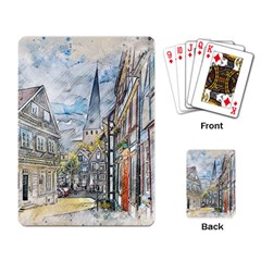 Altstadt Hattingen Ruhr Trail Playing Cards Single Design