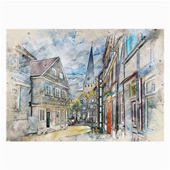 Altstadt Hattingen Ruhr Trail Large Glasses Cloth by Nexatart