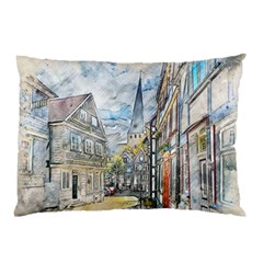 Altstadt Hattingen Ruhr Trail Pillow Case by Nexatart