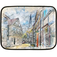 Altstadt Hattingen Ruhr Trail Double Sided Fleece Blanket (mini)  by Nexatart