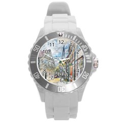 Altstadt Hattingen Ruhr Trail Round Plastic Sport Watch (l) by Nexatart