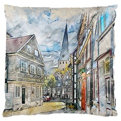 Altstadt Hattingen Ruhr Trail Standard Flano Cushion Case (one Side)