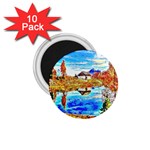 Lake Chalet Mountain Art 1.75  Magnets (10 pack)  Front