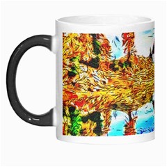 Lake Chalet Mountain Art Morph Mugs by Nexatart