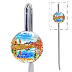 Lake Chalet Mountain Art Book Mark by Nexatart