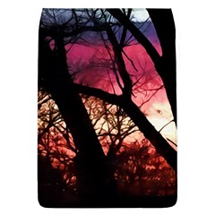 Fall Sunset Through The Trees Removable Flap Cover (l)