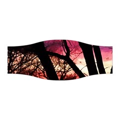 Fall Sunset Through The Trees Stretchable Headband