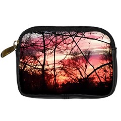 October Sunset Digital Camera Leather Case by bloomingvinedesign