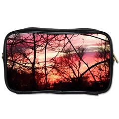 October Sunset Toiletries Bag (one Side) by bloomingvinedesign