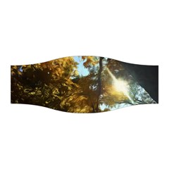 Fall Yellow Swirly Sunlight Stretchable Headband by bloomingvinedesign