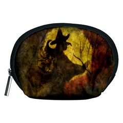 Witch On Moon Accessory Pouch (medium)