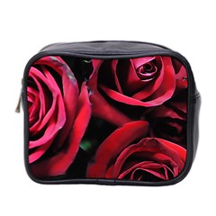 Red Roses Mini Toiletries Bag (two Sides) by bloomingvinedesign