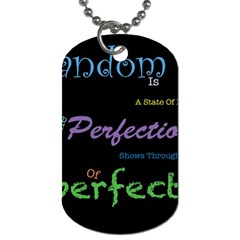 Random Dog Tag (one Side) by raeraeshescrafty