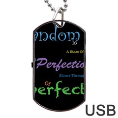 Random Dog Tag Usb Flash (one Side) by raeraeshescrafty