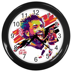 Mo Salah The Egyptian King Wall Clock (black) by 2809604