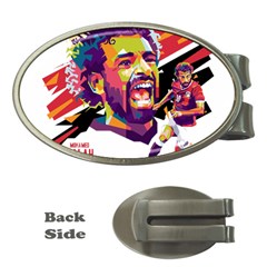 Mo Salah The Egyptian King Money Clips (oval)  by 2809604