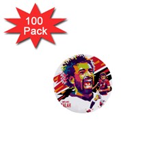 Mo Salah The Egyptian King 1  Mini Buttons (100 Pack)  by 2809604