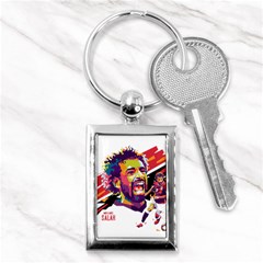 Mo Salah The Egyptian King Key Chains (rectangle)  by 2809604