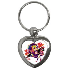 Mo Salah The Egyptian King Key Chains (heart)  by 2809604